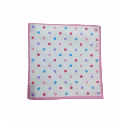 Generic Pack Of_6 Dot Fashion Medium Size Handkerchiefs (Color: Assorted)