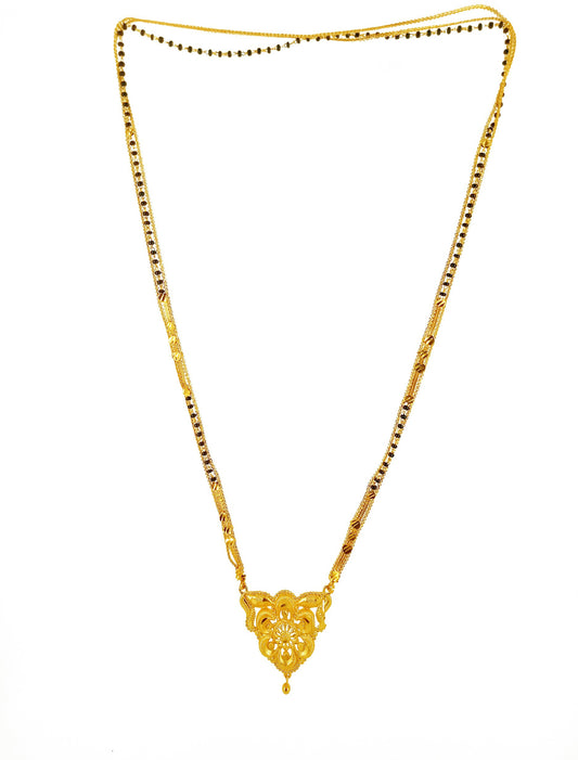 New Gold Plated Mangalsutra PRODUCT CODE (OS0006874)