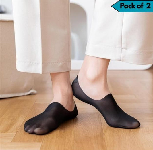 GMG Silicone Non-slip Invisible No Show Socks(Pack Of 2) PRODUCT CODE (GMG0001125)