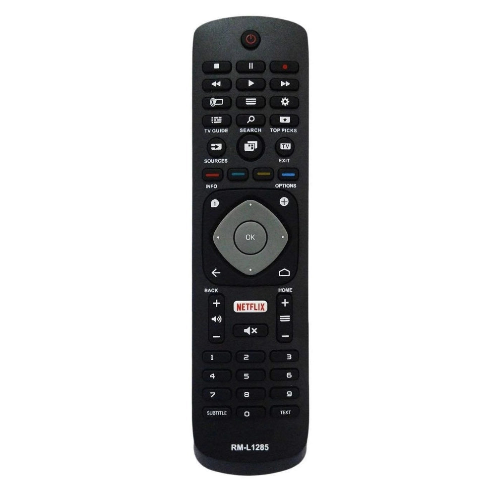 Generic Remote No. RM-L1285 (No Voice), Compatible with Philips Smart TV LCD/LED Remote Control (Exactly Same Remote will Only Work)