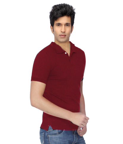 OS Poly Cotton Solid Half Sleeves Mens Polo T-shirt (Pack of 3) PRODUCT CODE (OS0005552)