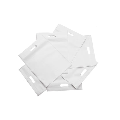 Generic Pack Of 50_D Cut Cloth Eco Friendly Reusable Carry, Grocery Bag (White)