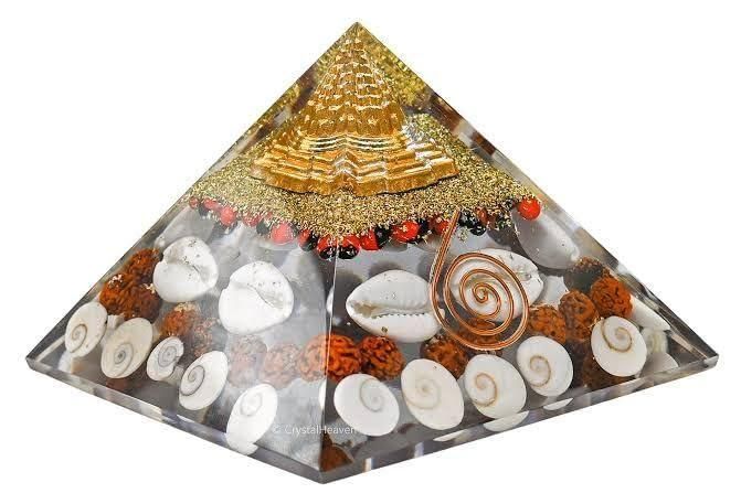 OS Crystal Wealth Gomati Chakra Shree Yantra Pyramid PRODUCT CODE (OS0004784)