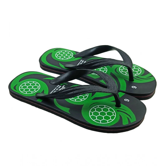 Generic Unisex Printed Lightweight Flip-Flop Hawai Slipper (Green)