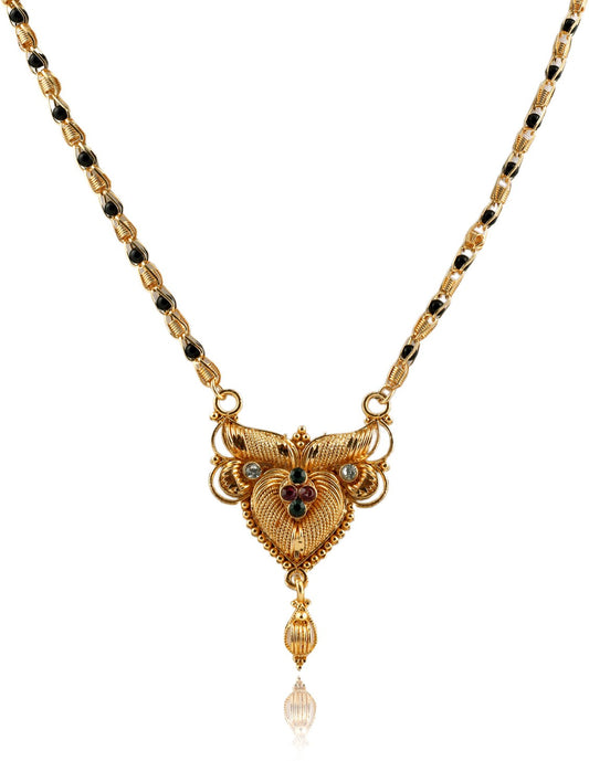 Elegant Gold Plated Mangalsutra PRODUCT CODE (OS0006841)