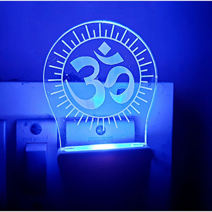 Generic Om Mantra AC Adapter Night Lamp