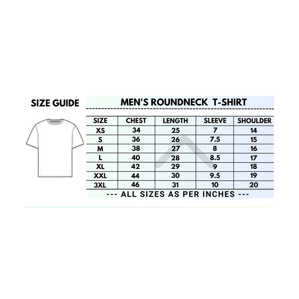 Generic Men's Casual Half Sleeve Printed Cotton Blended Round Neck T-shirt (White)