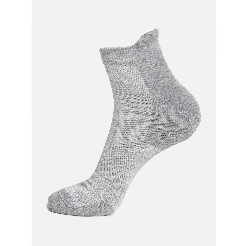 Generic 5 Pairs Unisex Casual Cotton Blended Solid Ankle length Socks (Assorted)