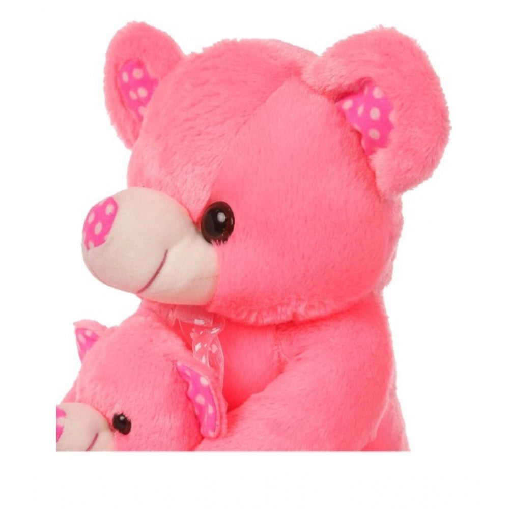 Generic Mother And Baby Teddy Bear (Pink)