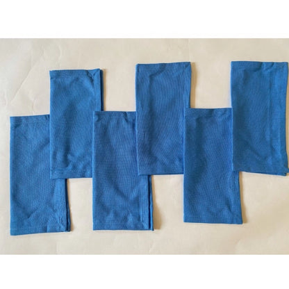 Generic Solid Cotton Napkins Sets (Blue)