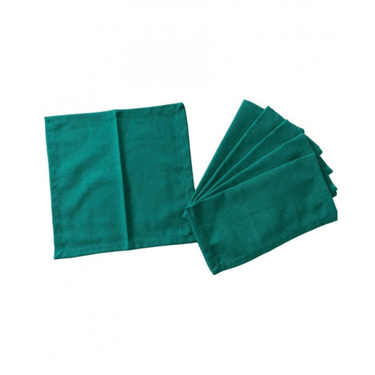 Generic Solid Cotton Napkins Sets (Green)