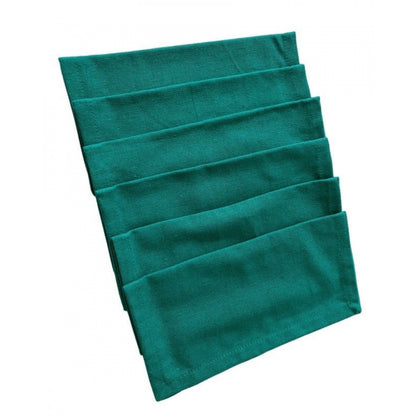 Generic Solid Cotton Napkins Sets (Green)