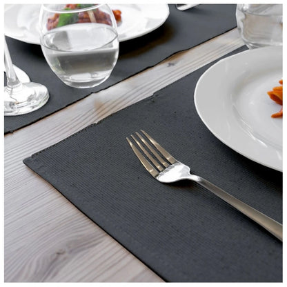 Generic Solid Cotton Place Mats Sets (Grey)