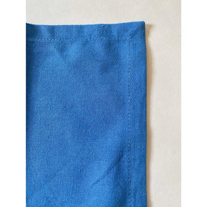 Generic Solid Cotton Napkins Sets (Blue)