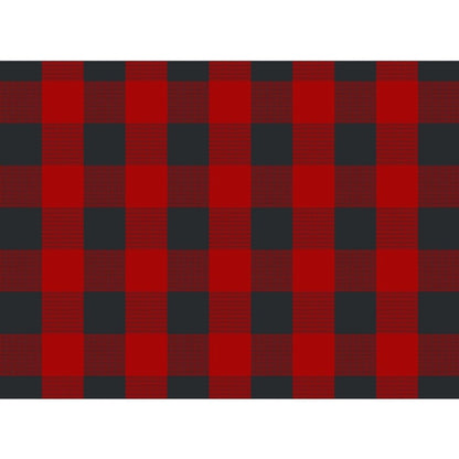 Generic Checked Cotton Place Mats Sets (Red &amp; Black)