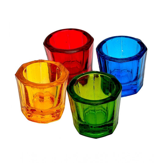 Generic Glass Pillar Candle Holder (Multicolor)