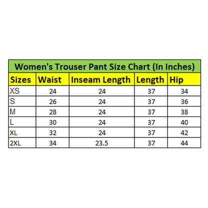 Generic Women's Casual Cotton Flax Solid Adjustable Waist Trouser Pants (Red)