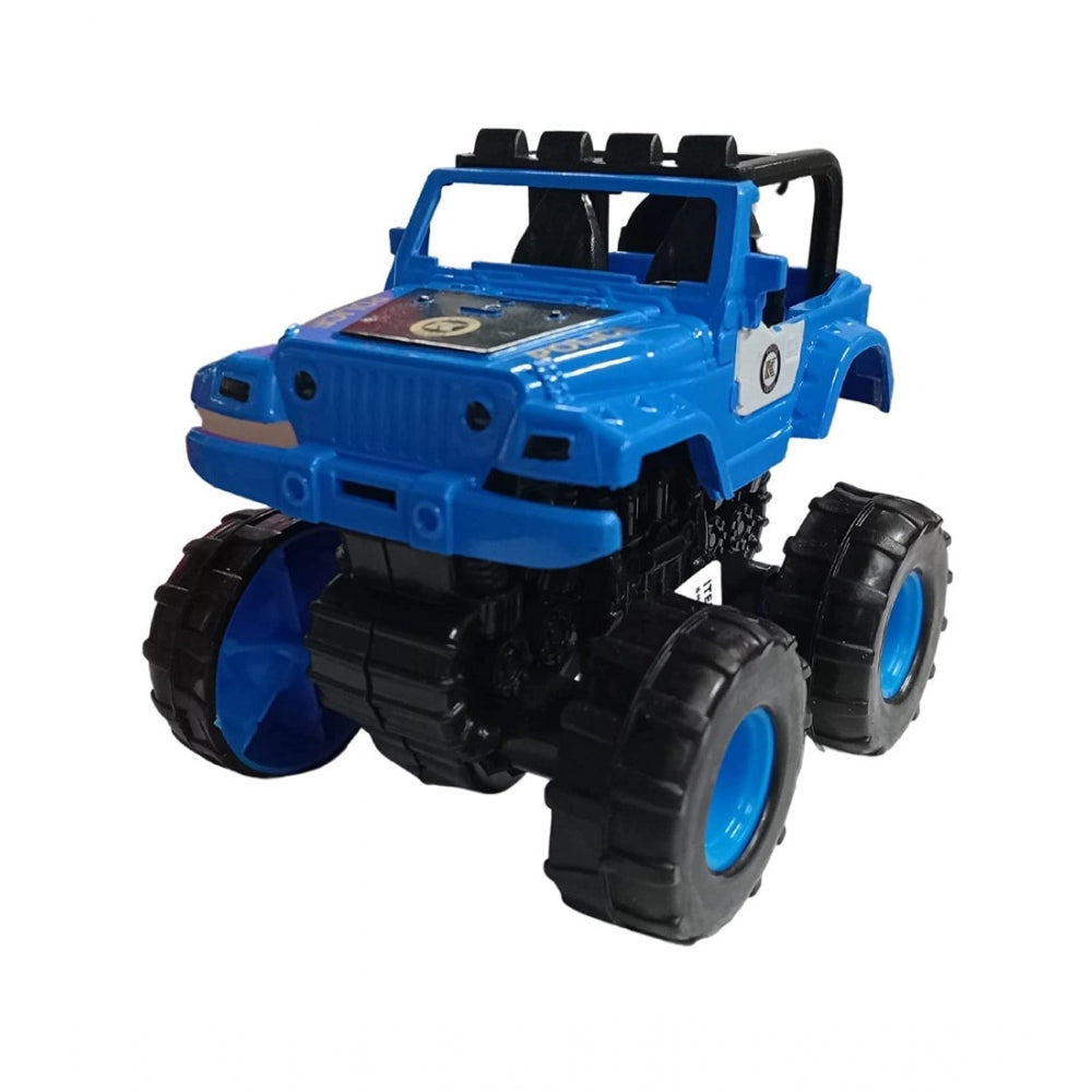 Generic Plastic Powered Jumping Police Jeep Car (Assorted)