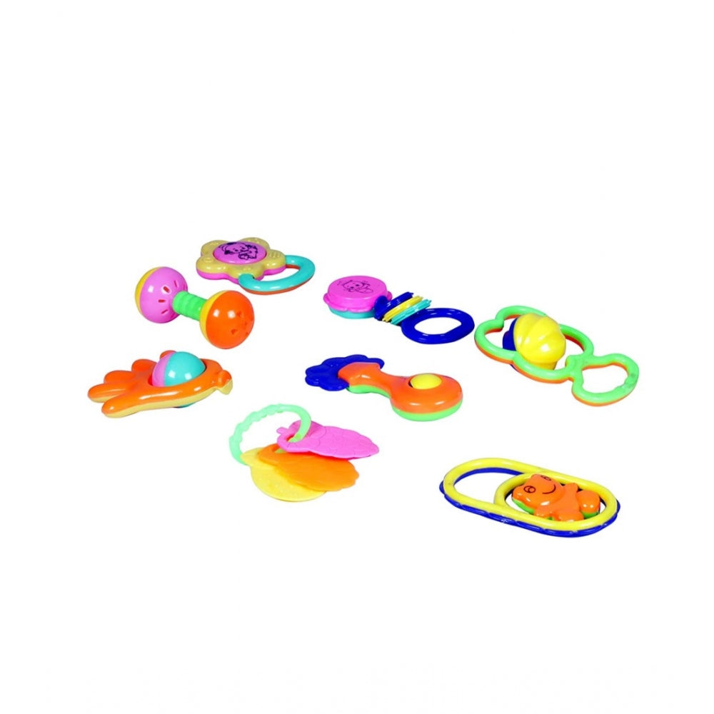 Generic Plastic Non Toxic Rattle Set For Babies (Multicolor)