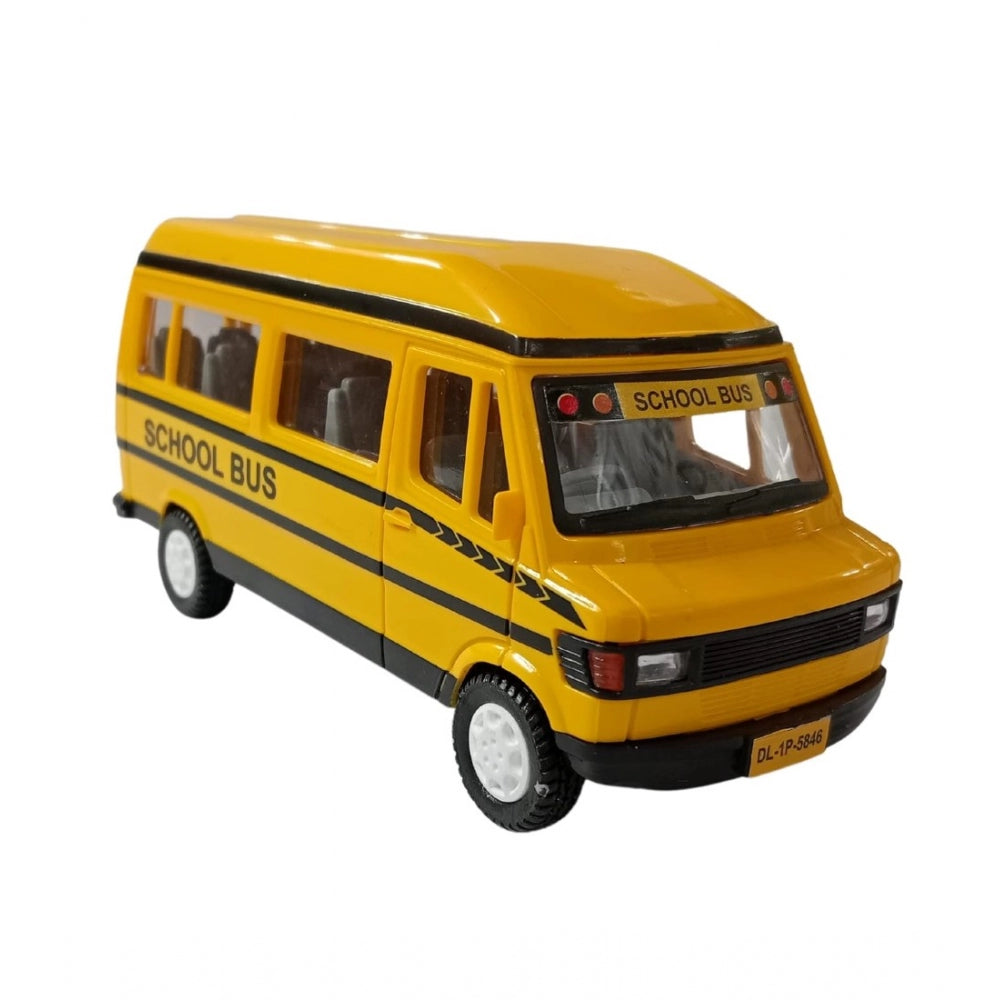 Generic Plastic School Bus For Kids (Yellow)