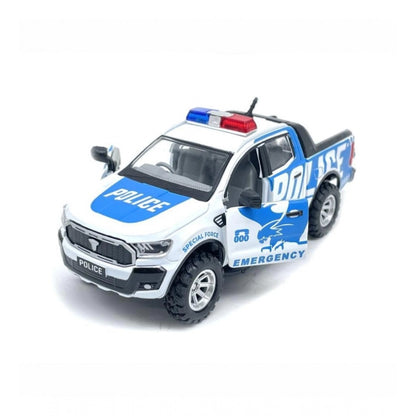 Generic Plastic Police Car For Kids (White)