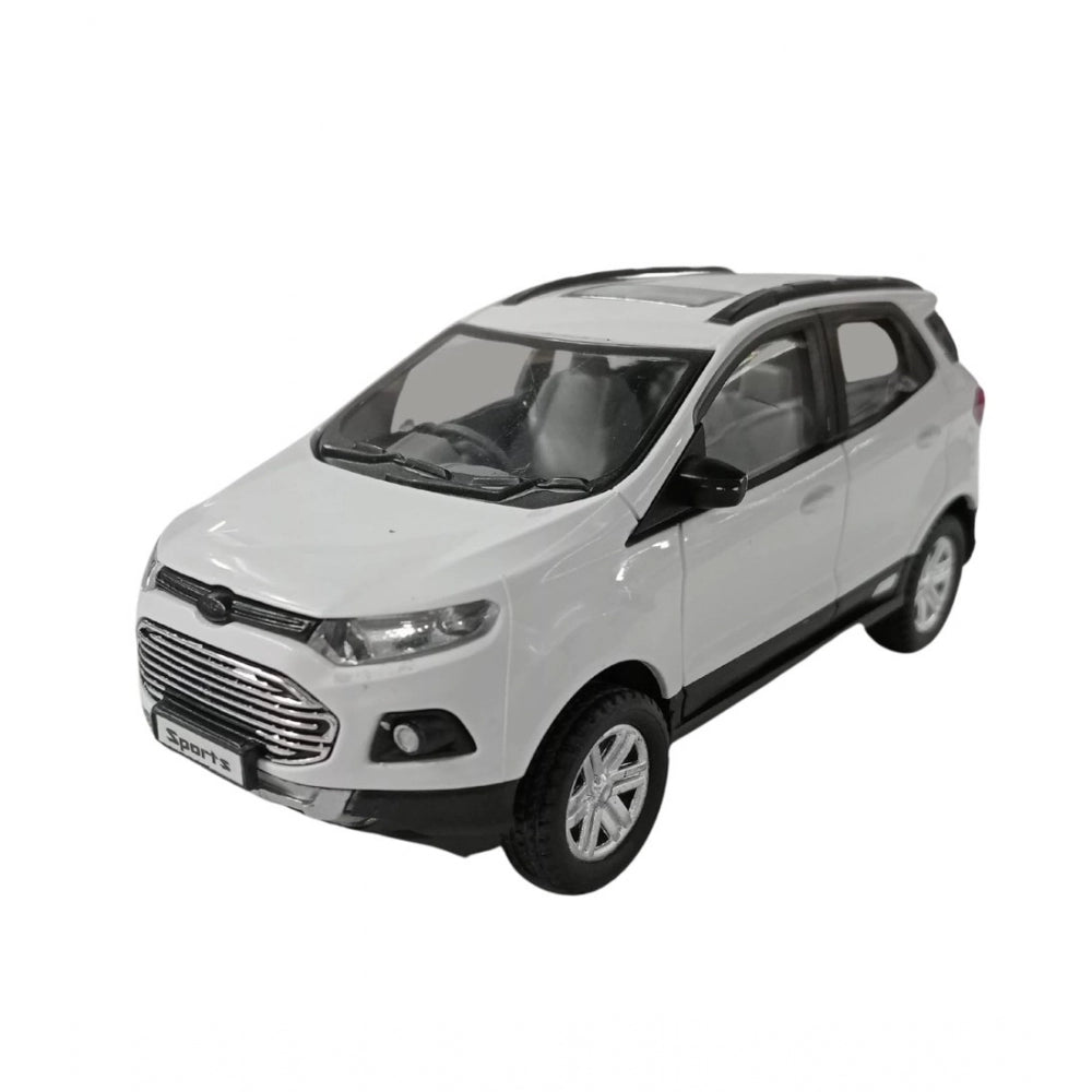 Generic Plastic Sports Echo Toy Car (White)