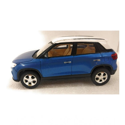 Generic Plastic Brezza Suv Pull Back Action Car (Blue)