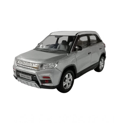 Generic Plastic Bretza Suv Pull Back Action Car (Silver)