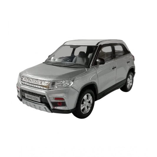 Generic Plastic Bretza Suv Pull Back Action Car (Silver)