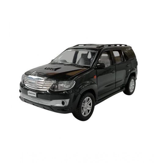 Generic Plastic Pull Back Action Suv Fortuner (Black)