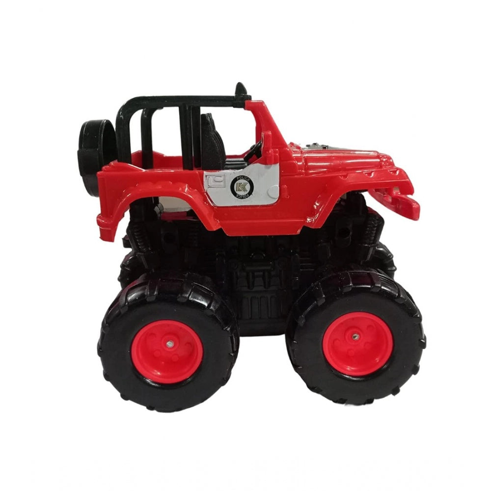 Generic Plastic Powered Jumping Police Jeep Car (Assorted)