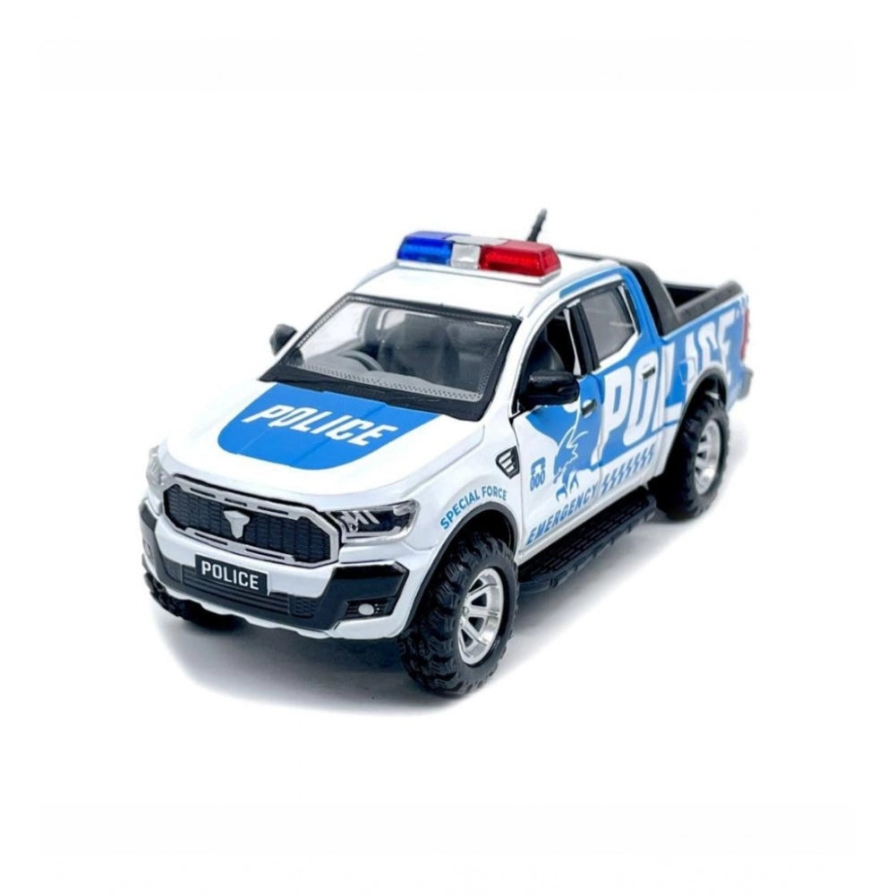 Generic Plastic Police Car For Kids (White)