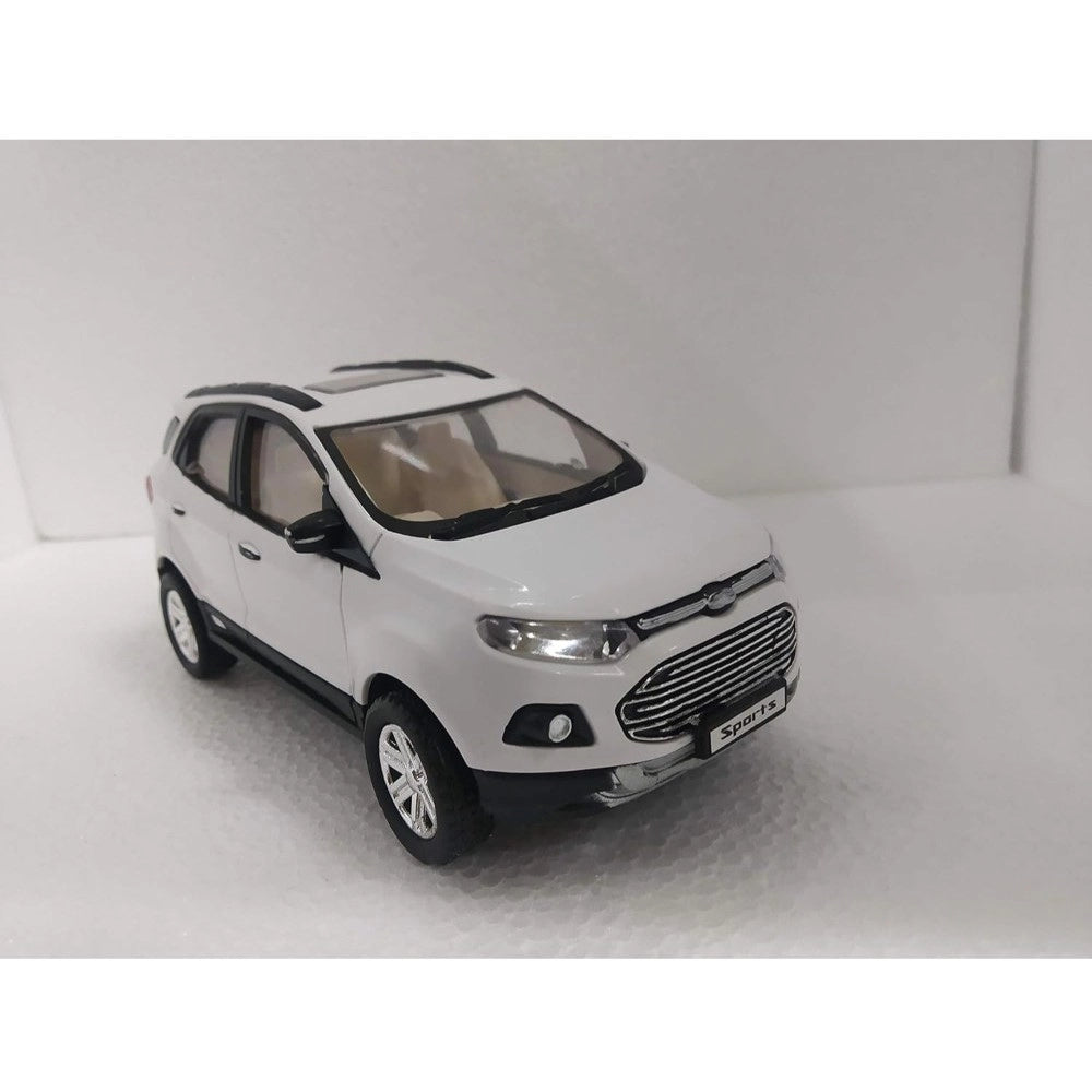 Generic Plastic Pull Back Action Sports Echo Suv Model Car (White)