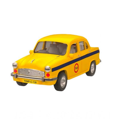 Generic Plastic Kolkata Ambassador Taxi Car (Yellow)