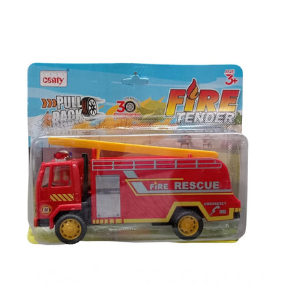 Generic Plastic Fire Tender Truck  (Red)