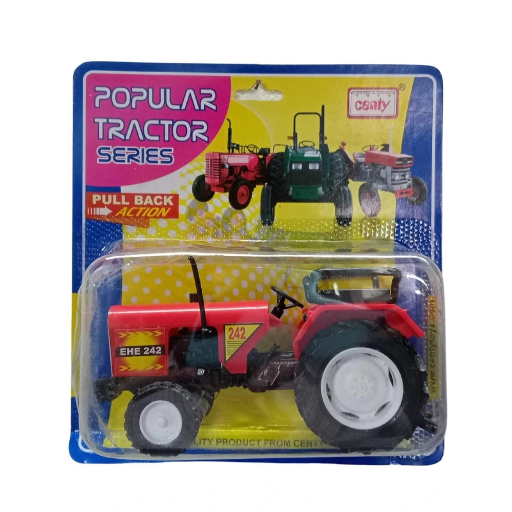 Generic Plastic Farmer Tractor Pull Back Action Mini Vehicle (Assorted)