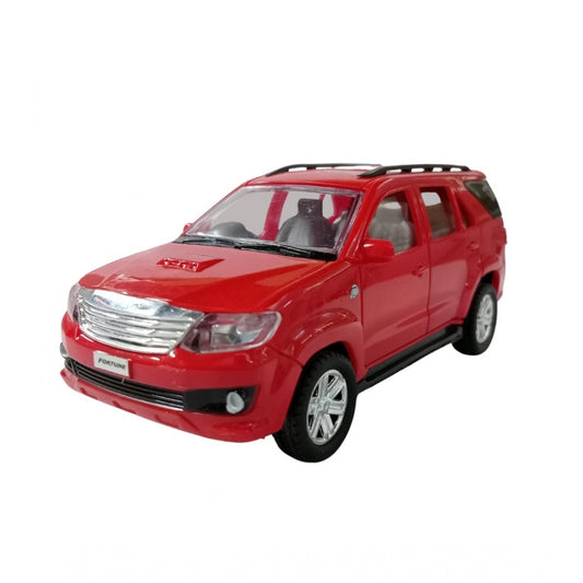 Generic Plastic Pull Back Action Suv Fortuner (Red)