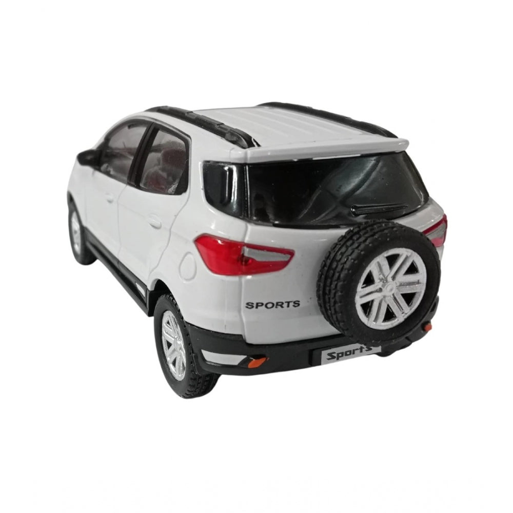 Generic Plastic Sports Echo Toy Car (White)