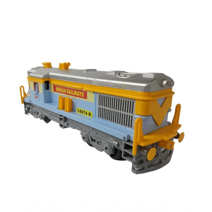 Generic Plastic 8 Wheels Engine With Pull Back Action Train (Multicolor)