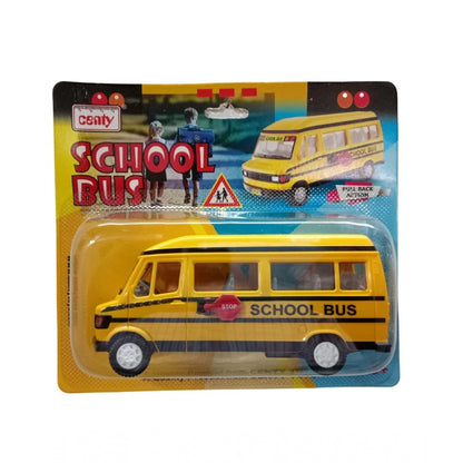 Generic Plastic School Bus For Kids (Yellow)