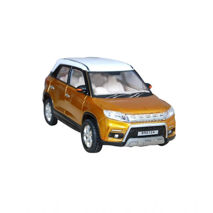 Generic Plastic Bretza Suv Pull Back Car (Gold)