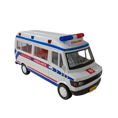 Generic Plastic Ambulance Emergency Medical Technicians Bus Suv Car (White)