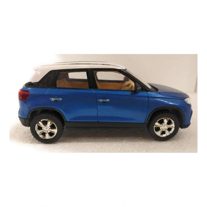 Generic Plastic Brezza Suv Pull Back Action Car (Blue)