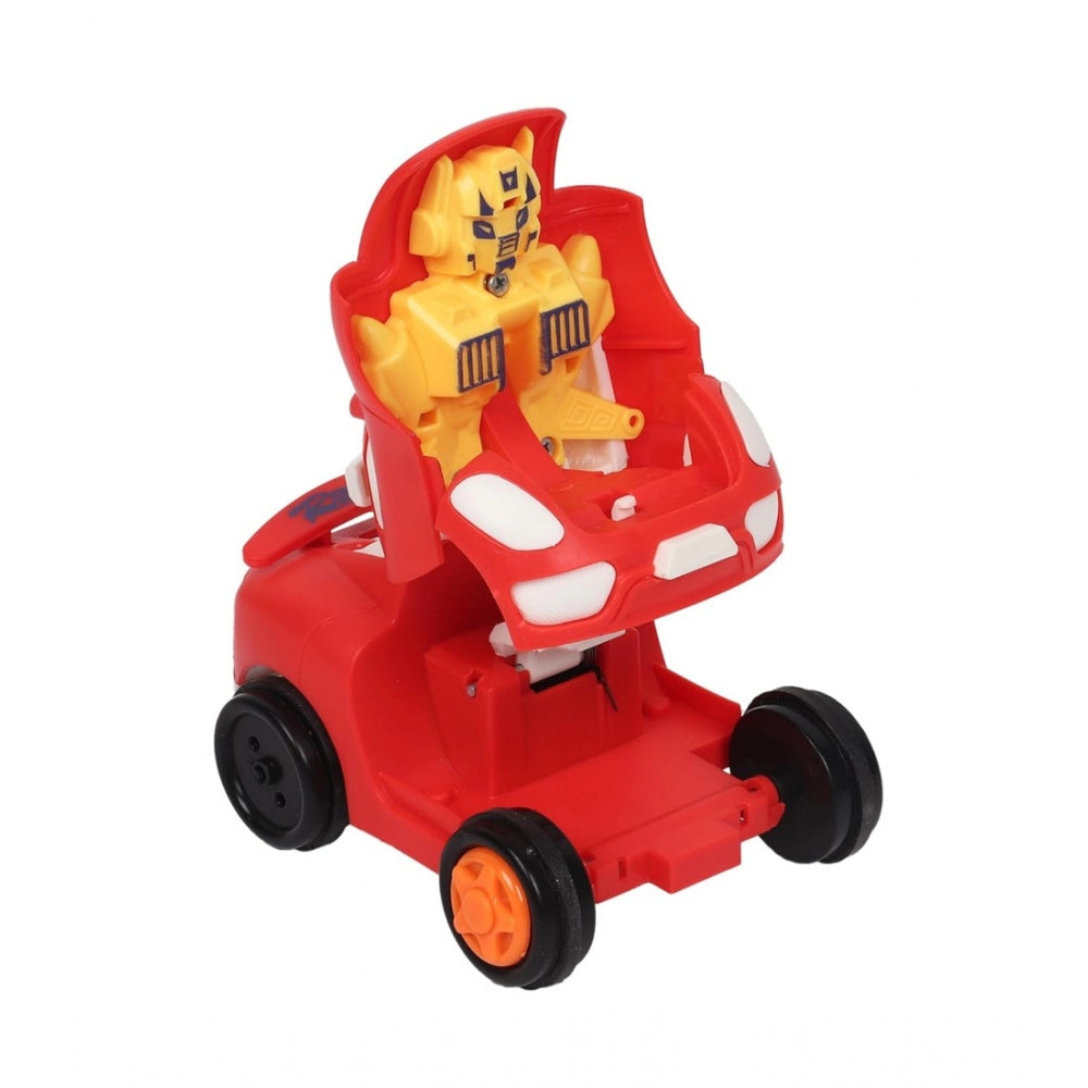 Generic Plastic Transformer Robot Car (Multicolor)