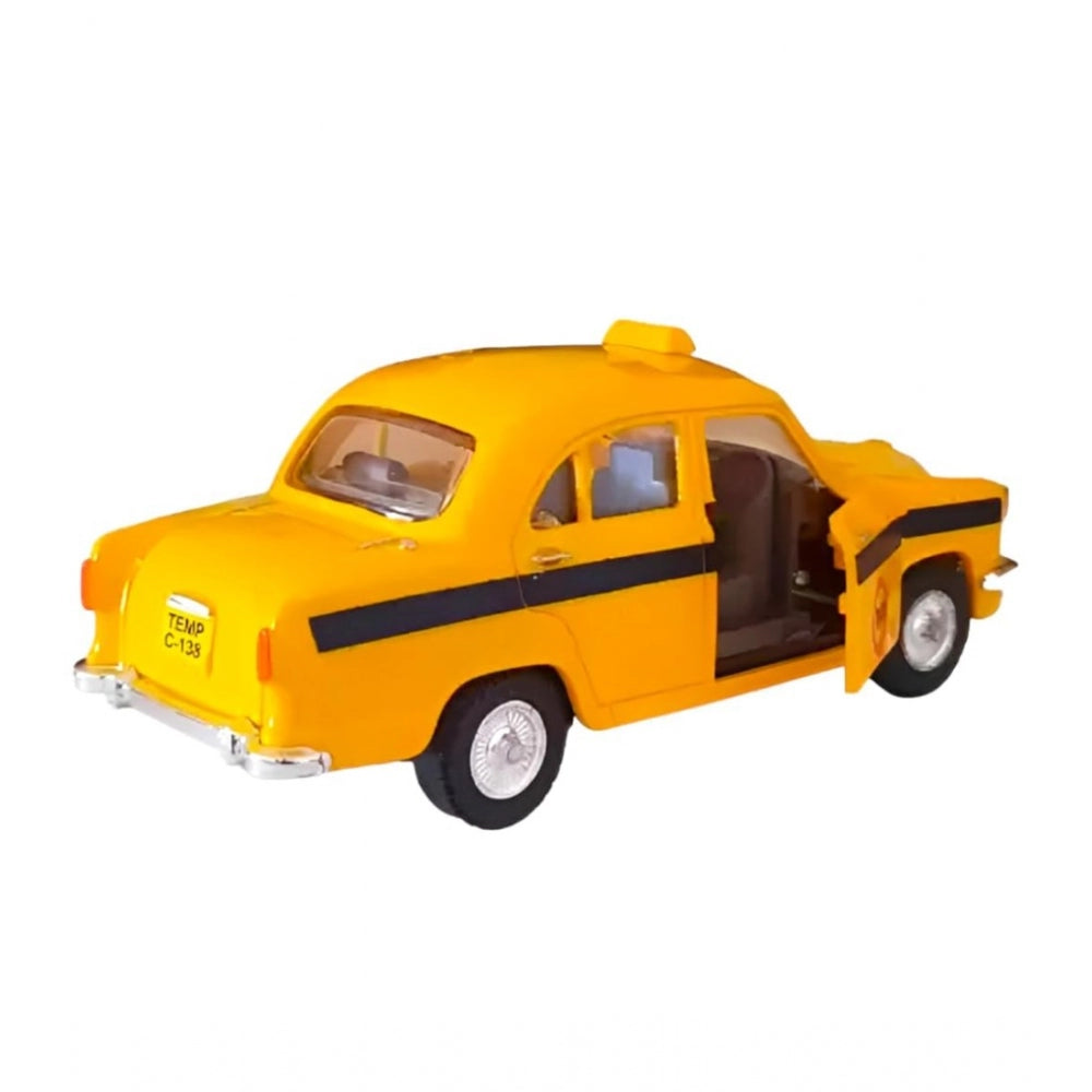 Generic Plastic Kolkata Ambassador Taxi Car (Yellow)