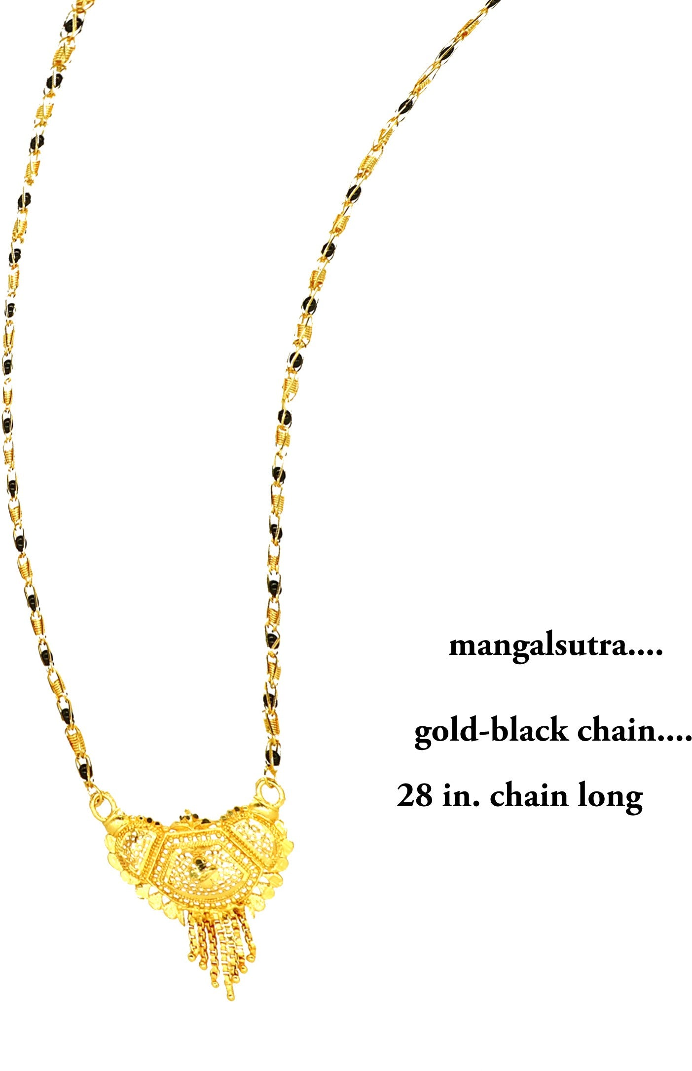 Stunning Gold Plated Mangalsutra PRODUCT CODE (OS0006741)