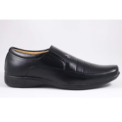 Generic Men's Faux Leather Formal Shoes (Black)