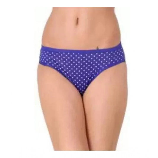 Generic Women's Cotton Printed Hipster Panty (Blue)