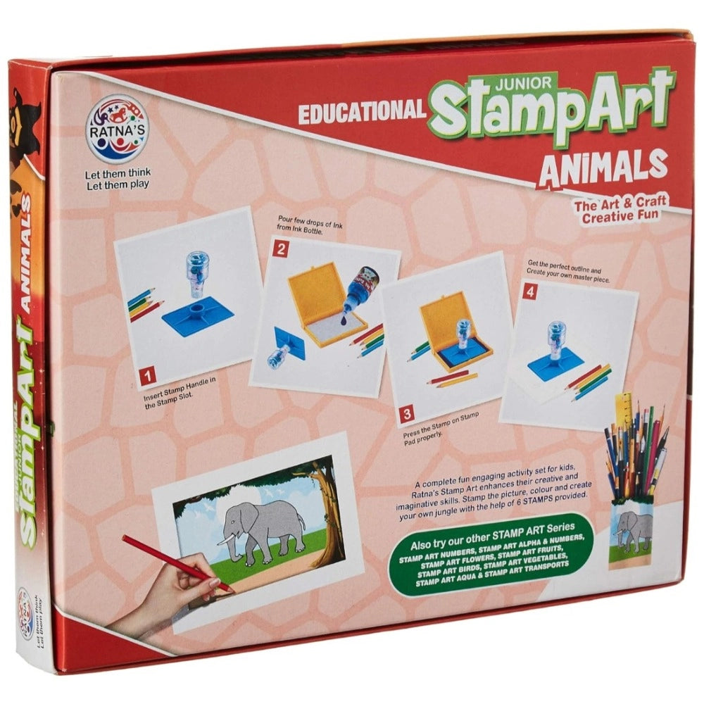 Stamp Art-Animal | Plastic | Educational Toys | 4+ Years