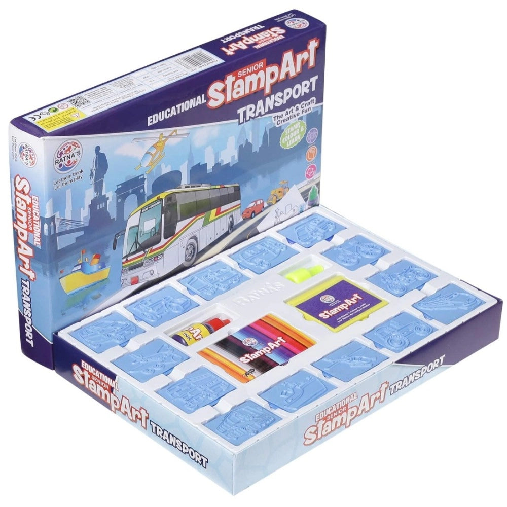 Stamp Art-Transport | Plastic | Educational Toys | 4+ Years